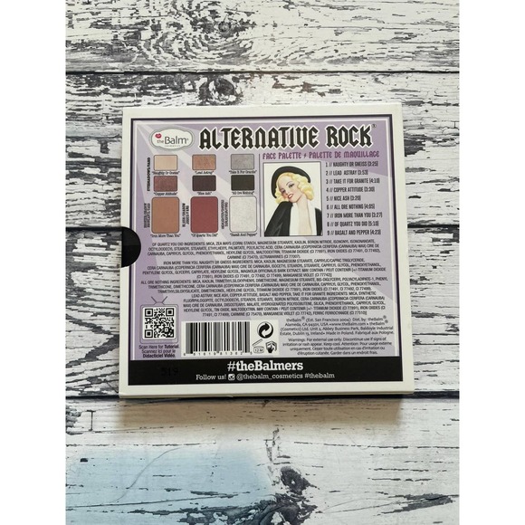 the Balm Cosmetics Alternative Rock Vol 1 Face Palette Makeup Palette Ey… - Picture 3 of 5
